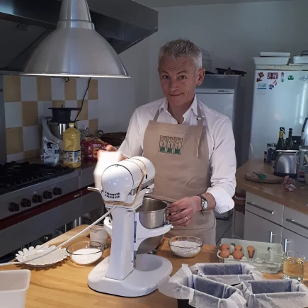 Yannick Goulvestre chef du restaurant la Table du Jardin des Simples à Mont Dol